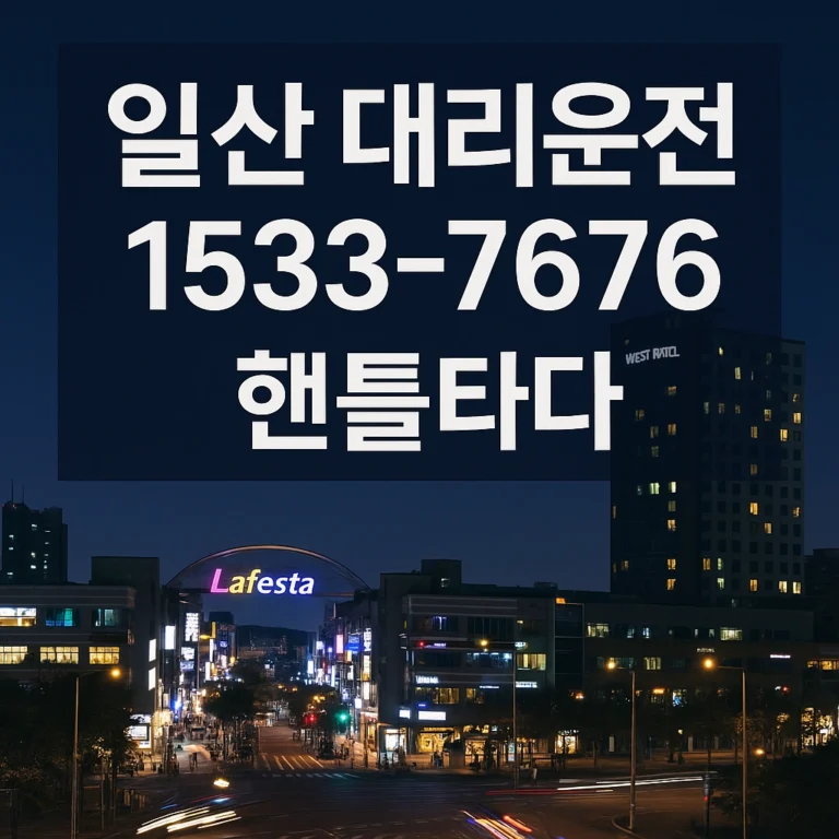일산 대리운전