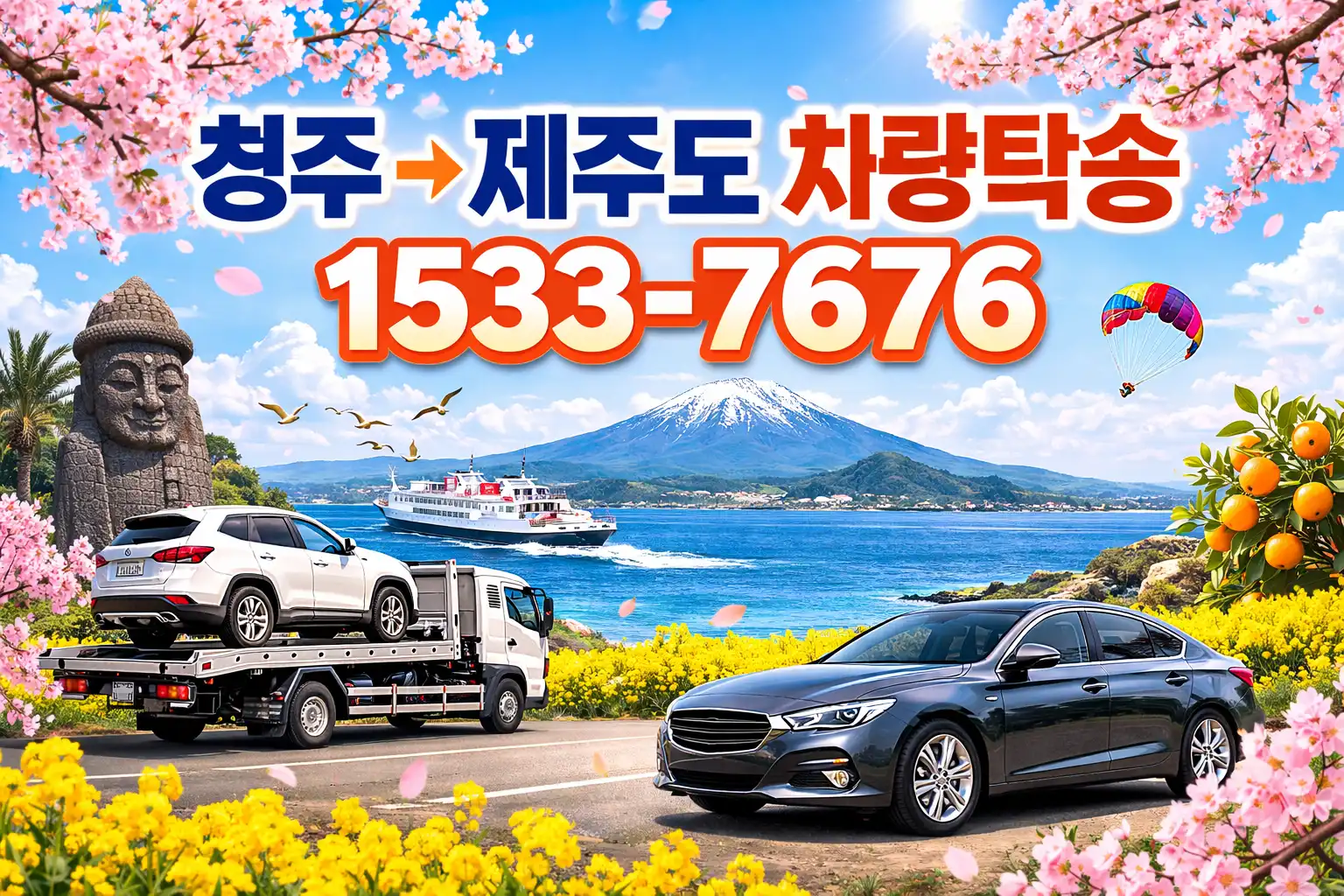 청주에서 제주도 차량탁송