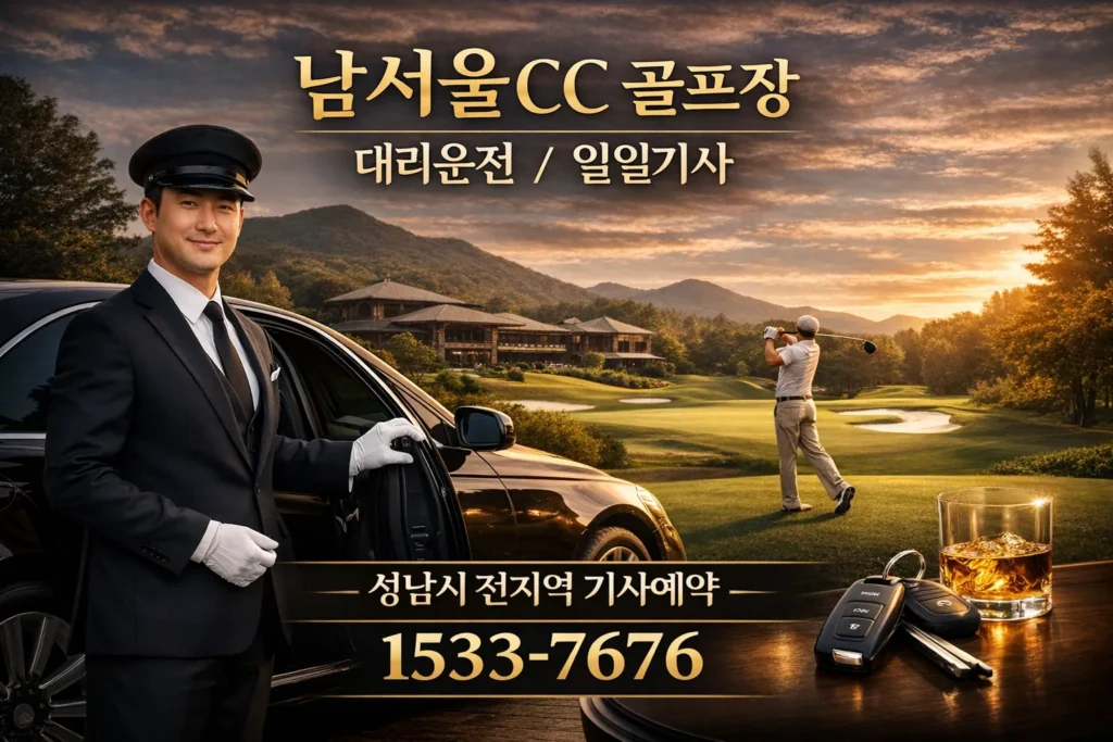 남서울CC 골프장 대리운전