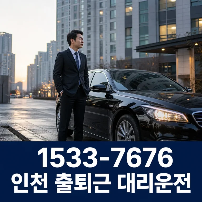 인천 출퇴근 대리운전 안전한 이용 방법과 지역별 체크포인트