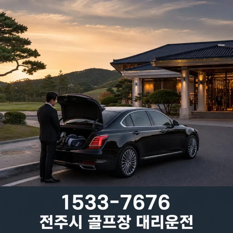 전주시 골프장 대리운전, 라운드 후 안전한 귀가 안내
