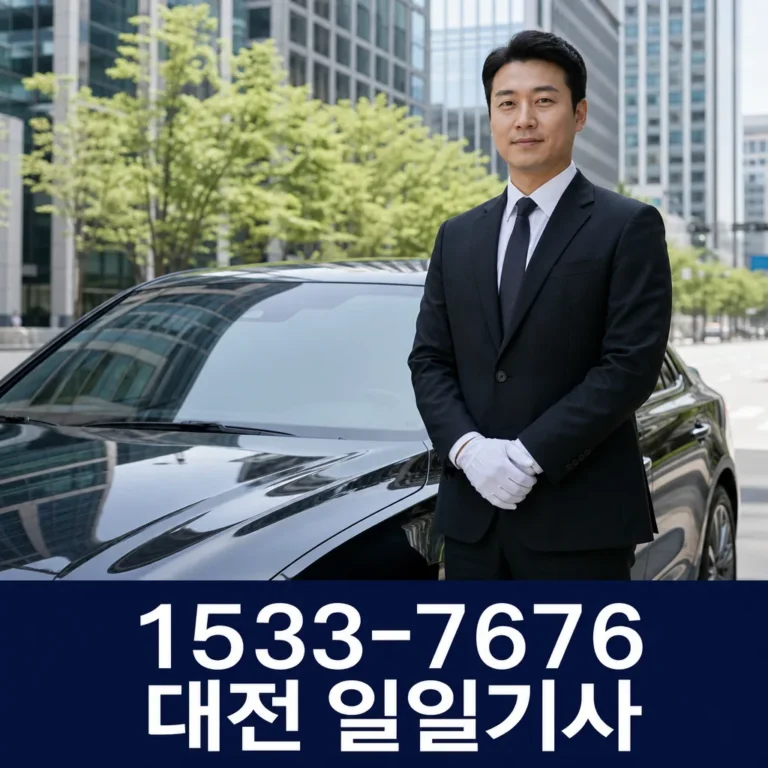 대전 일일기사 이용 전 확인할 업무 범위와 예약 절차