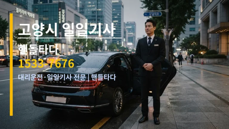 고양시 일일기사 — 핸들타다 1533-7676